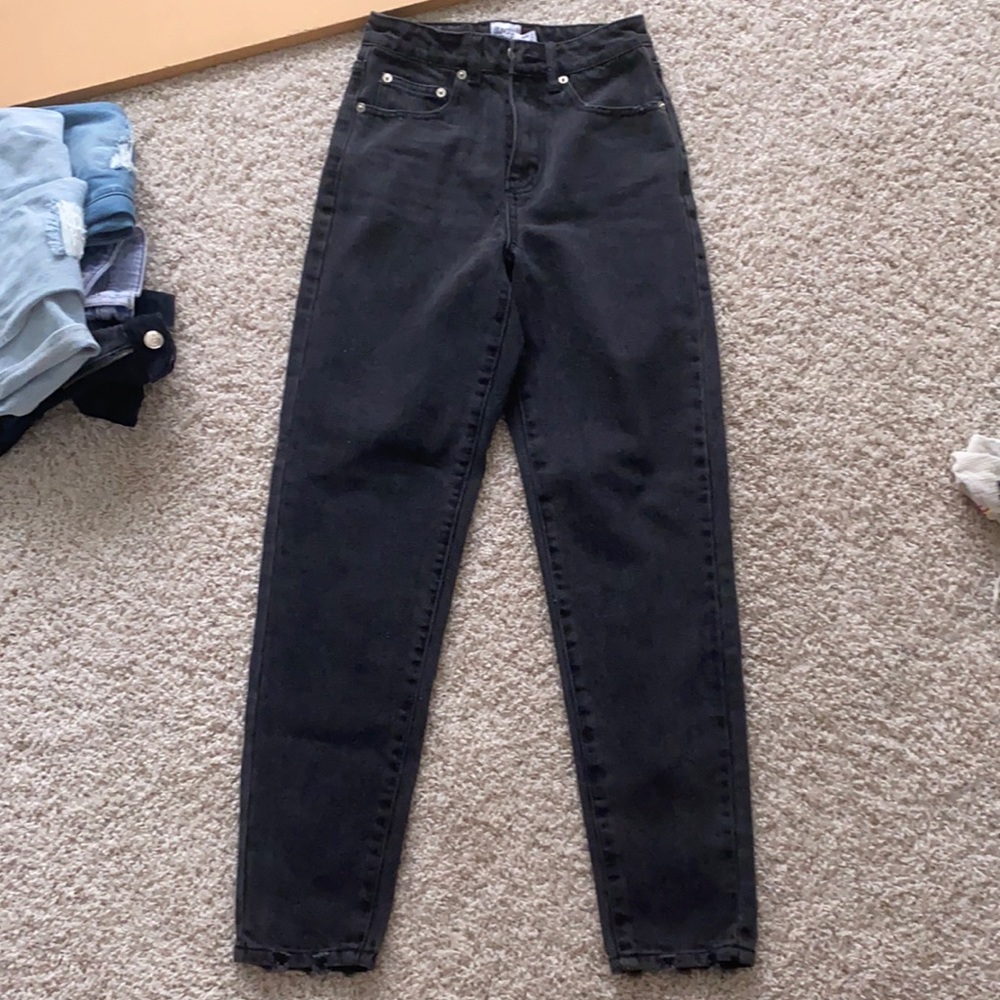 princess polly high waisted jeans NEVER WORN
